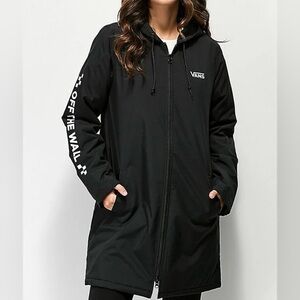 Vans Black Long Hooded Jacket